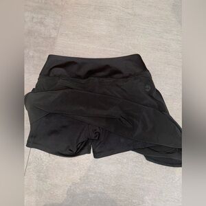 Black tennis skirt